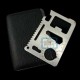 11in1 Multitool Credit Card Survival Knife Camping Tool